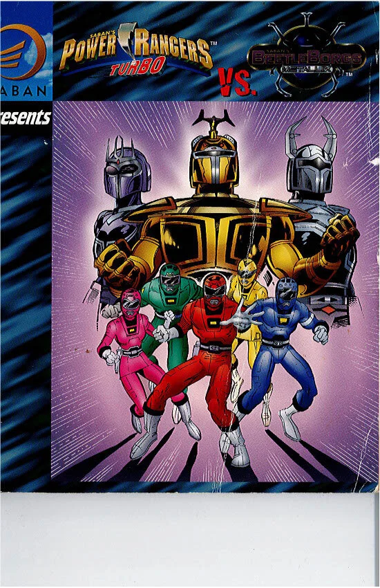 Power Rangers Turbo VS Beetleborgs Metallix Comic Book — Project